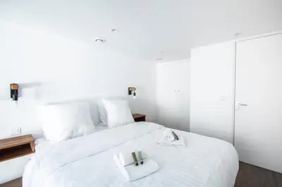 Un ou plusieurs lits dans un hébergement de l'établissement CIA - Flat in Bonne Nouvelle, 4P