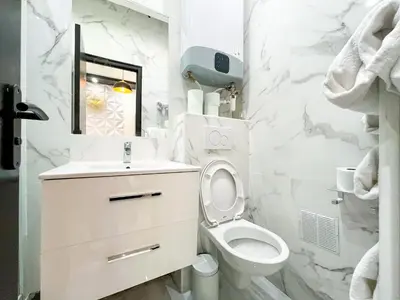 Salle de bains dans l'établissement Urban Flat 160 - Fashion week Paris Central flat