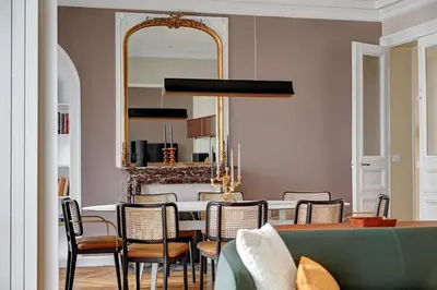 Coin salon dans l'établissement Le Marais Chic by Ecoflats