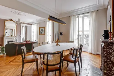 Coin salon dans l'établissement Le Marais Chic by Ecoflats