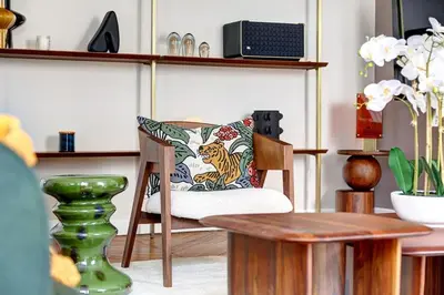 Coin salon dans l'établissement Le Marais Chic by Ecoflats