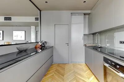 Cuisine ou kitchenette dans l'établissement Vendome 2bd