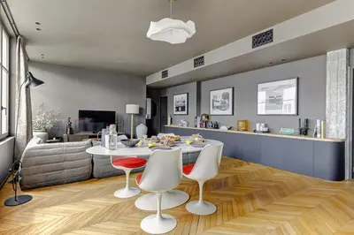 Coin salon dans l'établissement Vendome 2bd