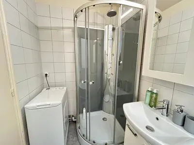Salle de bains dans l'établissement Le Jaures - Centre ville Metro 3