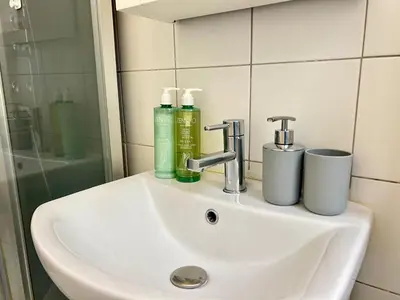 Salle de bains dans l'établissement Le Jaures - Centre ville Metro 3
