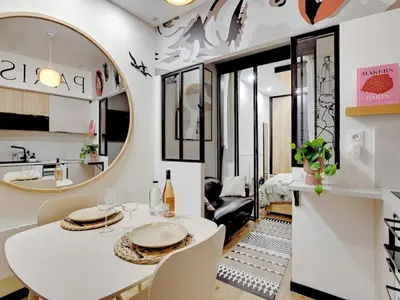 Cuisine ou kitchenette dans l'établissement Jacuzzi & Balneotherapy for a passionate couple