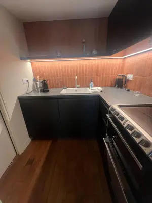 Cuisine ou kitchenette dans l'établissement Paris Tour Eiffel