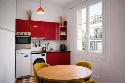 Cuisine ou kitchenette dans l'établissement Cœur du Marais