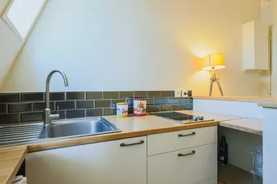 Cuisine ou kitchenette dans l'établissement Charming 2P studio - 16eme Avenue Foch