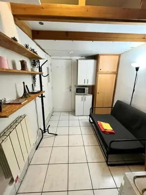 Cuisine ou kitchenette dans l'établissement Studio Sacré-Cœur - Rue Chappe