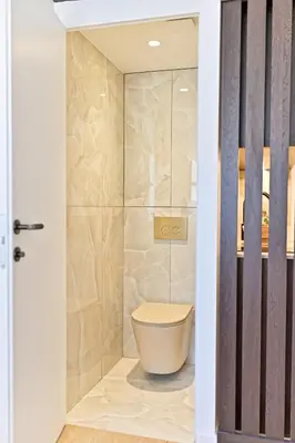 Salle de bains dans l'établissement Élégant esprit suite d'hôtel