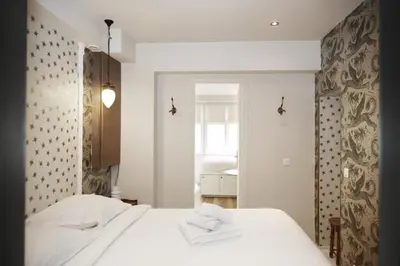 Un ou plusieurs lits dans un hébergement de l'établissement Appartement cosy Montmartre - Paris 18 - 4P