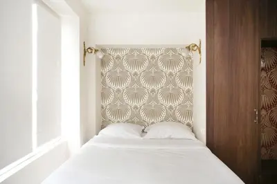 Un ou plusieurs lits dans un hébergement de l'établissement Appartement cosy Montmartre - Paris 18 - 4P