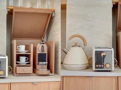 Plateau bouilloire dans l'établissement CIA - Luxurious Flat on Champs-Élysées