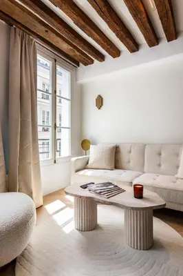 Coin salon dans l'établissement Luxury-1BR#Louvre#Saint-Honore#Palais-Royal