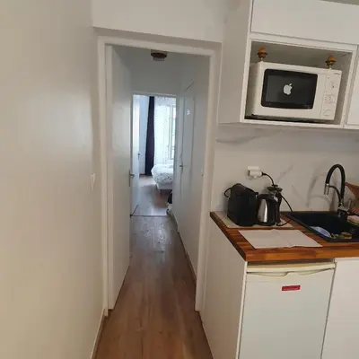 Cuisine ou kitchenette dans l'établissement Appartement au cœur de Paris