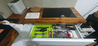 Cuisine ou kitchenette dans l'établissement Appartement au cœur de Paris
