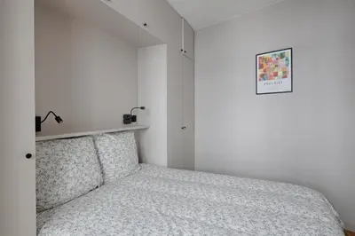 Un ou plusieurs lits dans un hébergement de l'établissement Cosy flat - Luxembourg Garden - Saint Germain des Prés
