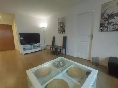 Télévision ou salle de divertissement dans l'établissement 4 bedrooms, La Défense, 5 min walk to metro