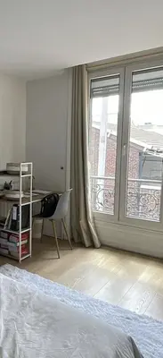 Un ou plusieurs lits dans un hébergement de l'établissement Appartement 2 pièces 42m2 - Puces de Saint-Ouen