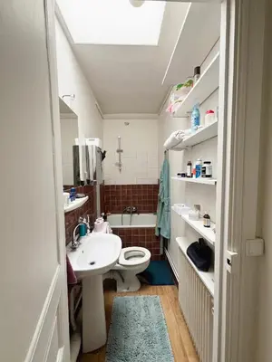 Salle de bains dans l'établissement Appartement Saint Ferdinand