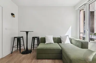Coin salon dans l'établissement Apartment in Paris 2ème