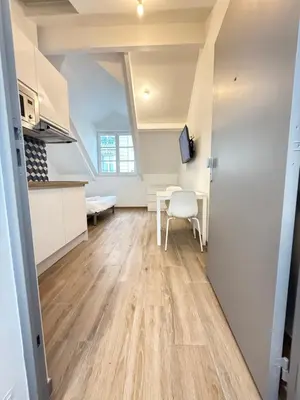 Cuisine ou kitchenette dans l'établissement Cocoon in the 16th Eiffel Tower and Roland Garros