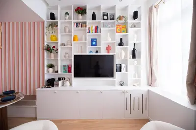 Télévision ou salle de divertissement dans l'établissement CIA - Chic Flat in Marais with AC
