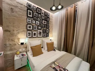 Un ou plusieurs lits dans un hébergement de l'établissement Appartement 2 pièces Rue de la voûte - Bail mobilité