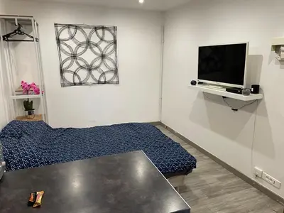 Télévision ou salle de divertissement dans l'établissement studio Champs Elysees