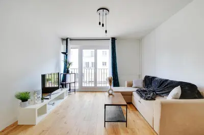 Coin salon dans l'établissement Au pied de l'arche