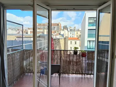 Balcon ou terrasse dans l'établissement studio centre paris 15e near montparnasse