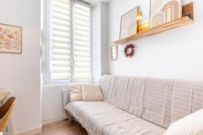Coin salon dans l'établissement GuestReady - Elegant retreat near the Eiffel Tower