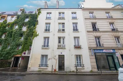 Plan de l'établissement Heart of Paris 1BR-4P Tour Eiffel 8 Free Netflix