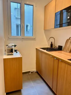 Cuisine ou kitchenette dans l'établissement Parisian nest