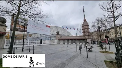 Plan de l'établissement Studio à cote du parc des expositions porte de Versailles, proche metro