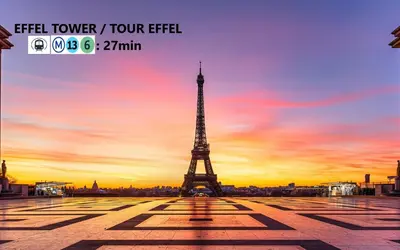 Lever ou coucher de soleil vu de l'appartement ou à proximité