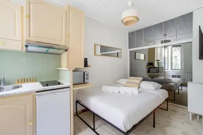Cuisine ou kitchenette dans l'établissement Paris Marais Ste Catherine