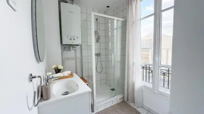 Salle de bains dans l'établissement Le Repaire Tranquille