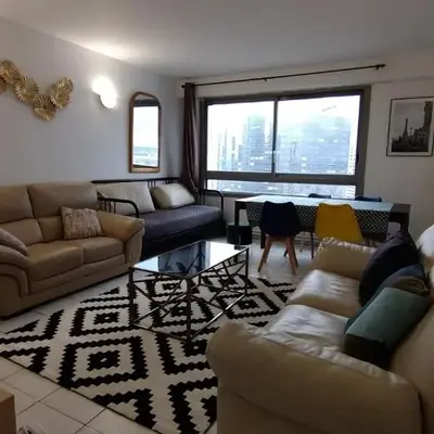 3 bedrooms and salon