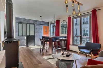 Coin salon dans l'établissement Duplex de Luxe