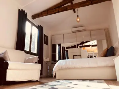 Coin salon dans l'établissement Duplex de Luxe
