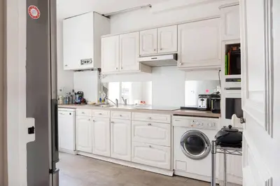 Cuisine ou kitchenette dans l'établissement luxueux Appartement paris 6