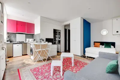 Cuisine ou kitchenette dans l'établissement Chamant studio - 2P- Ternes