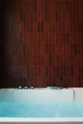 Salle de bains dans l'établissement Résidence Louvre