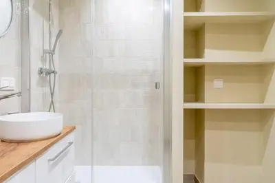 Salle de bains dans l'établissement Résidence Greffulhe
