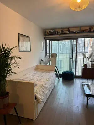 Un ou plusieurs lits dans un hébergement de l'établissement Cozy appartement well located