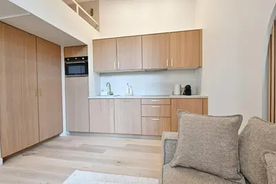 Cuisine ou kitchenette dans l'établissement Superb Apartment Center of Paris Le Marais