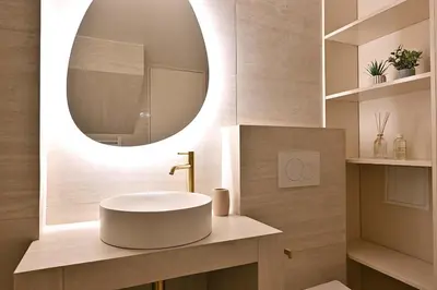 Salle de bains dans l'établissement Superb Apartment Center of Paris Le Marais