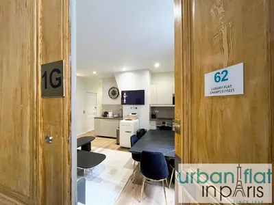 Plan de l'établissement Urban Flat 62 - Beautiful Apartment Mermoz Champs-Elysees
